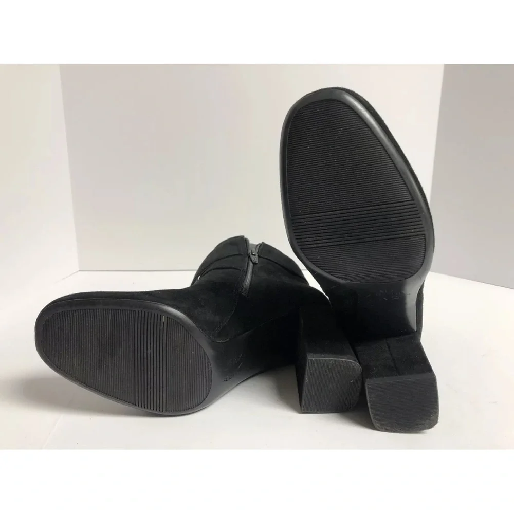 Naturalizer Women’s Rae, Black Ankle Booties, Size 7.5 M